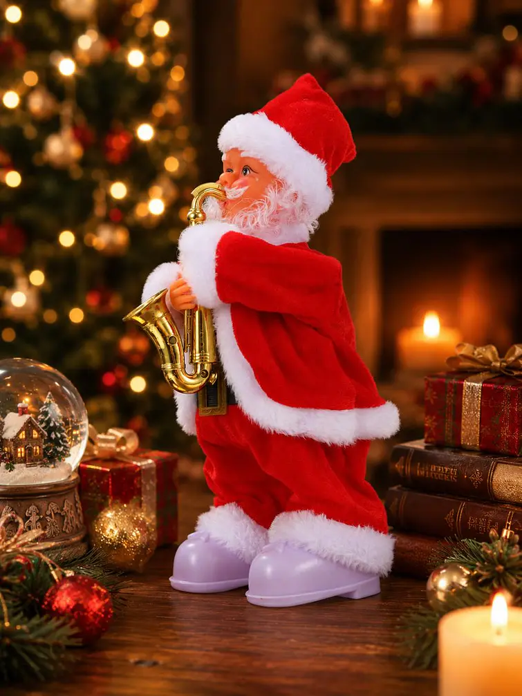 ADORNO NAVIDAD PAPA NOEL C/U 2