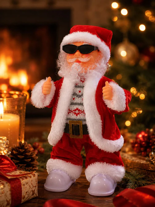 ADORNO NAVIDAD PAPA NOEL C/U 4
