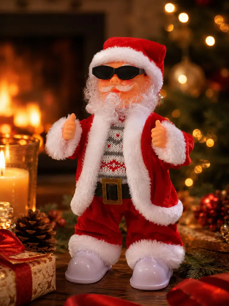 ADORNO NAVIDAD PAPA NOEL C/U 4