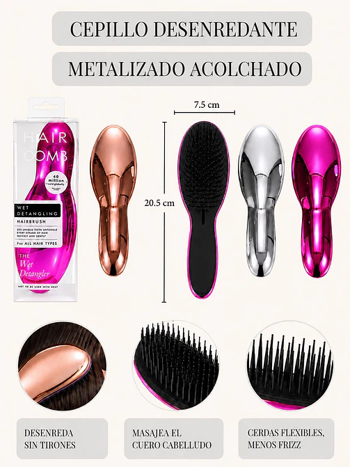 CEPILLO DE PELO C/U 6