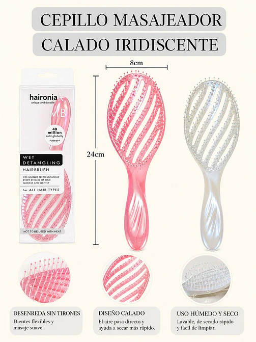 CEPILLO DE PELO C/U 5