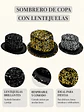 SOMBRERO DE LENTEJUELAS C/U - Miniatura 5