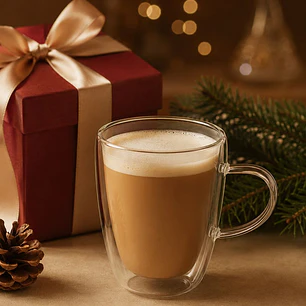 TAZA DOBLE VIDRIO 300 ML C/U