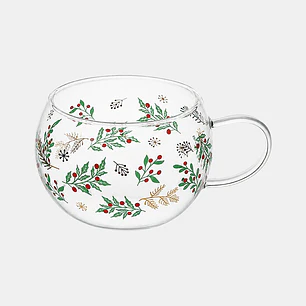 TAZA DOBLE VIDRIO C/U