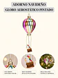 ADORNO DE GLOBO AEROSTÁTICO C/U - Miniatura 5