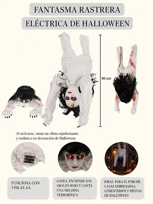 ADORNO DE HALLOWEEN C/U 6