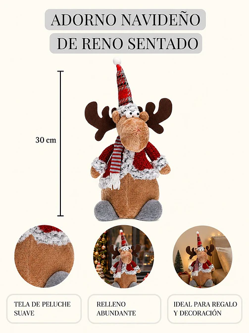 ADORNO DE NAVIDAD C/U 5