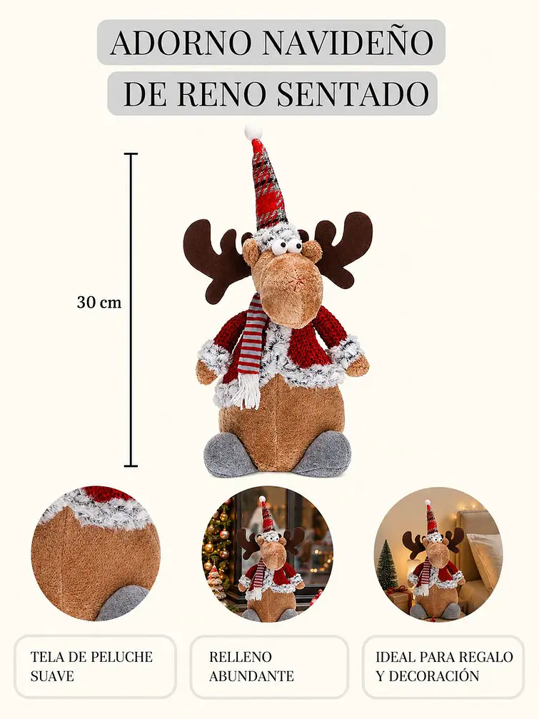 ADORNO DE NAVIDAD C/U 5