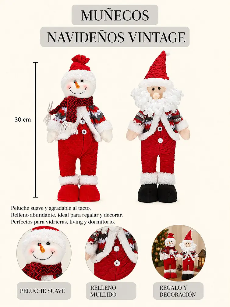 ADORNO DE NAVIDAD C/U 6