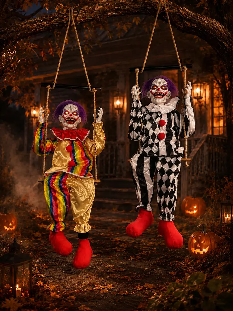 ADORNO DE HALLOWEEN PAYASO C/U 1