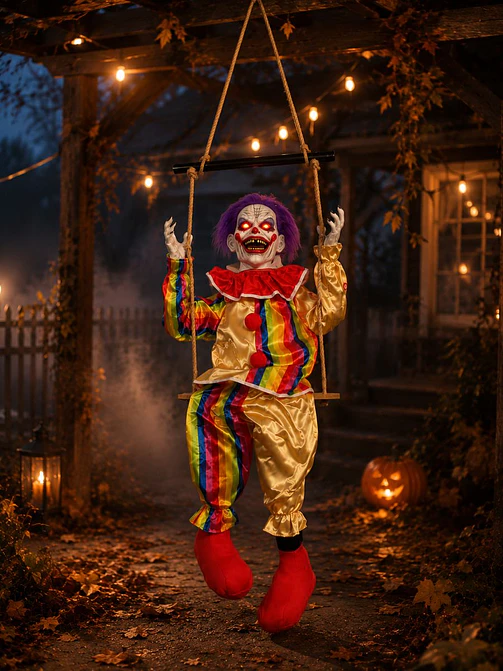 ADORNO DE HALLOWEEN PAYASO C/U 3