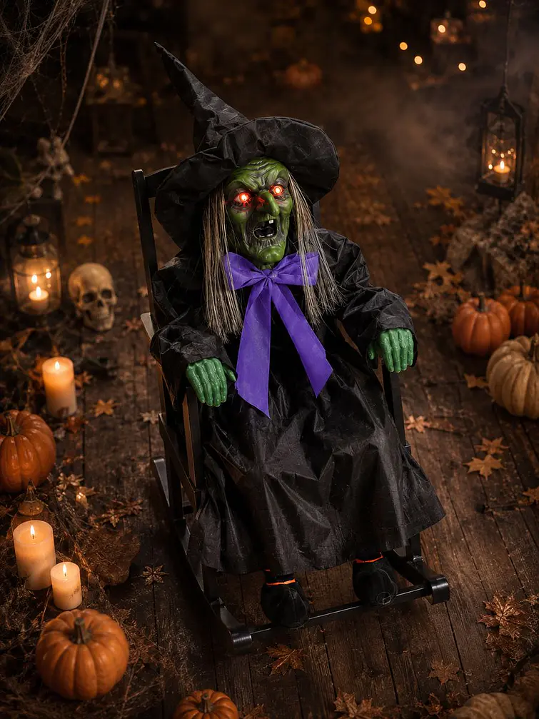 ADORNO DE HALLOWEEN BRUJA C/U 3
