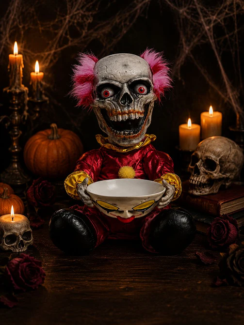 ADORNO DE HALLOWEEN PAYASO C/U 2
