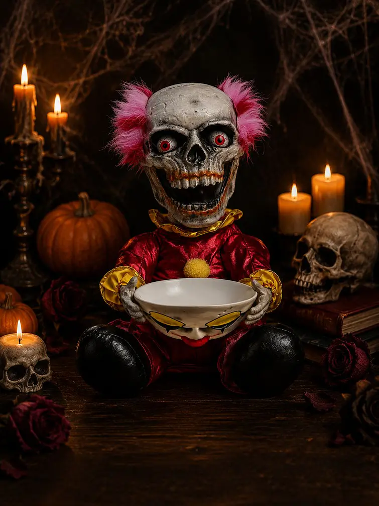 ADORNO DE HALLOWEEN PAYASO C/U 2