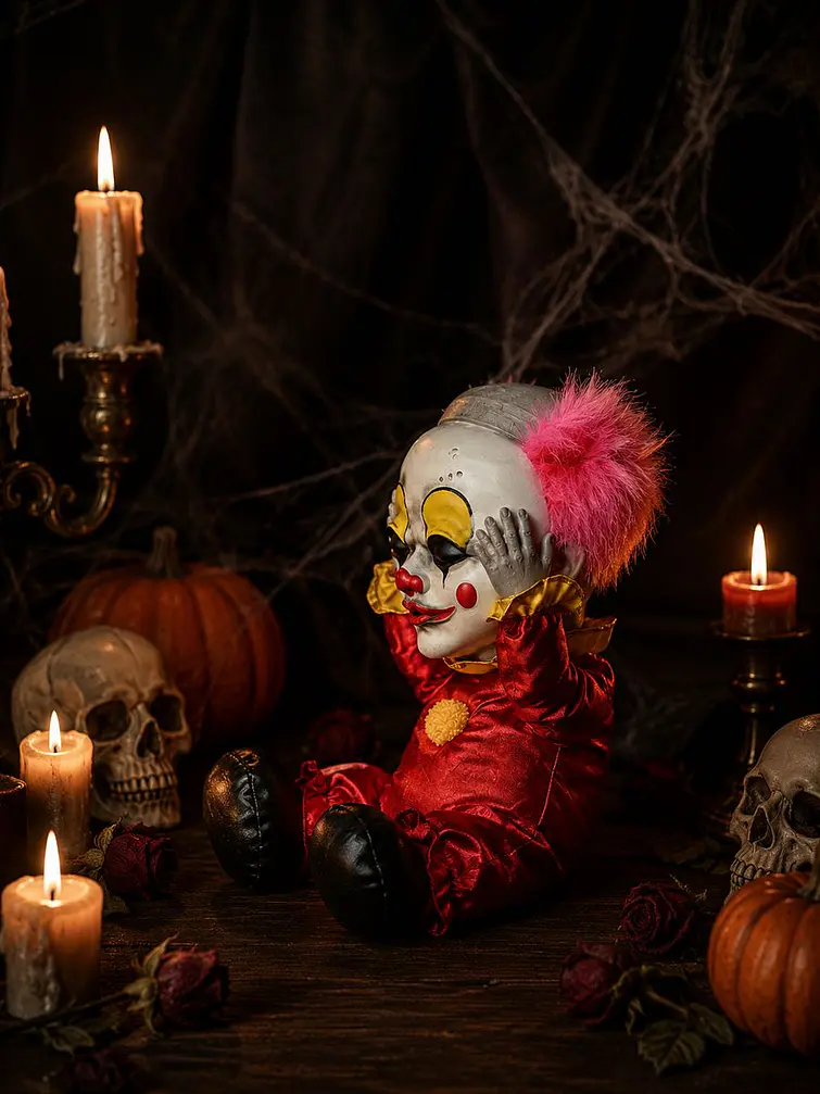 ADORNO DE HALLOWEEN PAYASO C/U 3