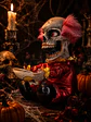 ADORNO DE HALLOWEEN PAYASO C/U - Miniatura 4