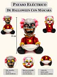 ADORNO DE HALLOWEEN PAYASO C/U - Miniatura 6