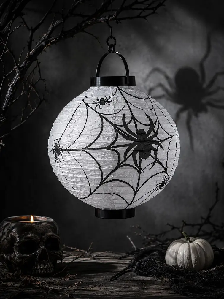 LAMPARA DE PAPEL HALLOWEEN C/U 3