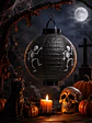 LAMPARA DE PAPEL HALLOWEEN C/U - Miniatura 4