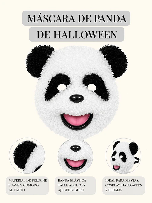 MASCARA PANDA C/U 5