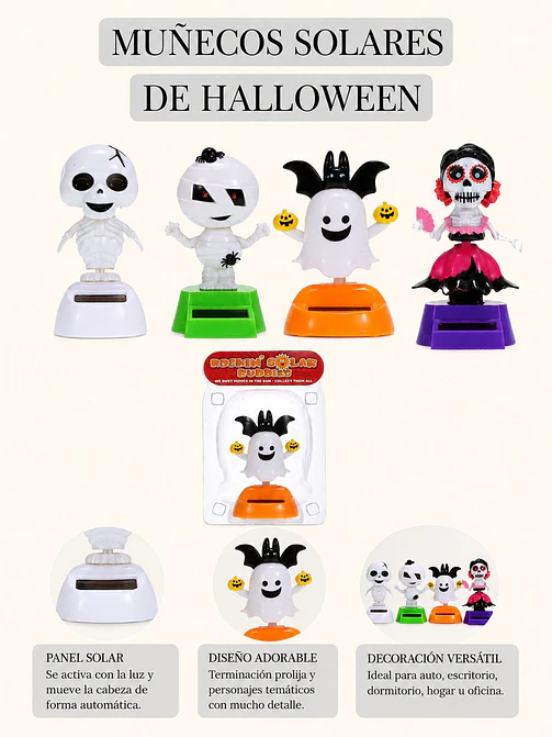 ADORNO DE HALLOWEEN C/U 7