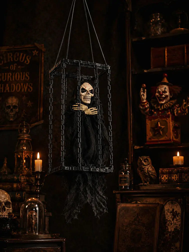 ADORNO DE HALLOWEEN ESQUELETO C/U 3