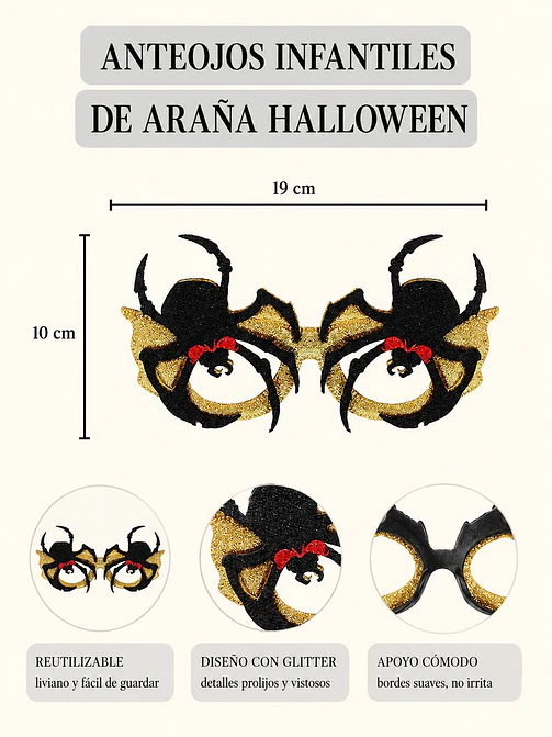 ANTEOJOS HALLOWEEN C/U 5