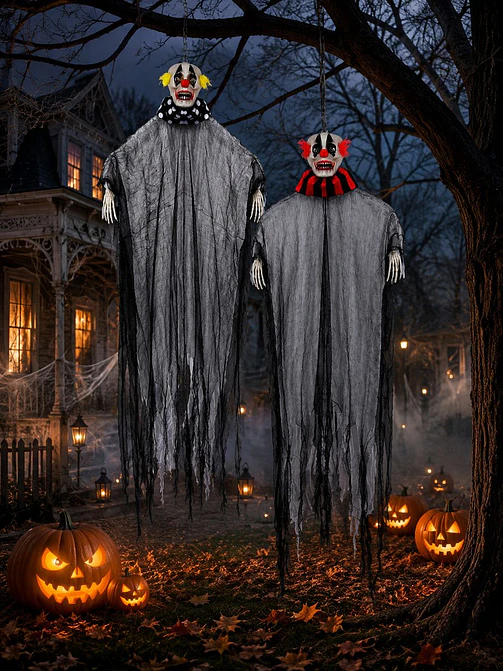 ADORNO DE HALLOWEEN PAYASO C/U 1