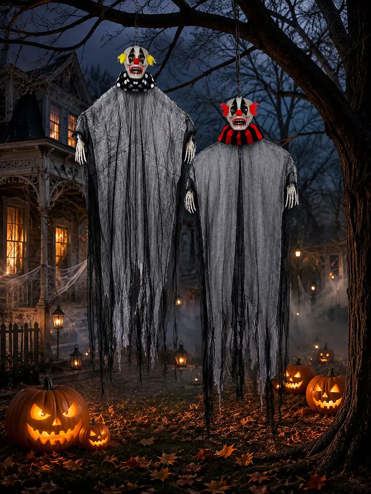 ADORNO DE HALLOWEEN PAYASO C/U 1