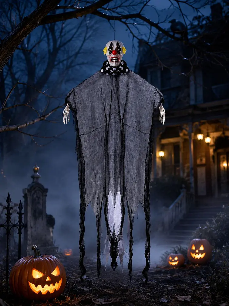 ADORNO DE HALLOWEEN PAYASO C/U 5