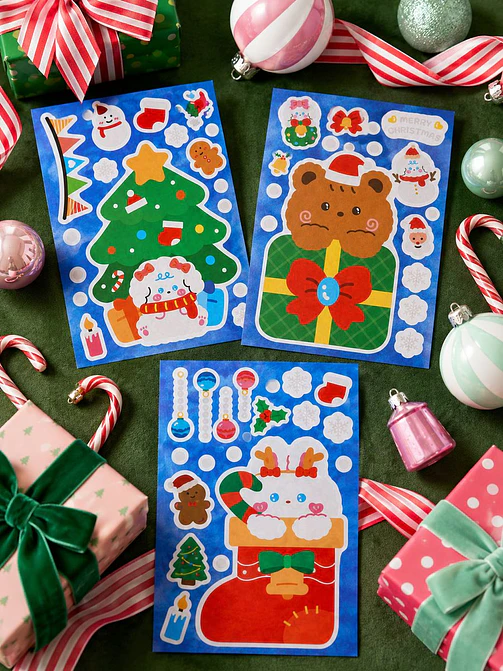 STICKERS DE NAVIDAD PCS*5 1