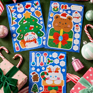STICKERS DE NAVIDAD PCS*5