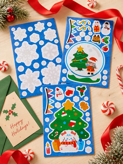 STICKERS DE NAVIDAD PCS*5 2