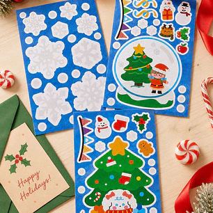 STICKERS DE NAVIDAD PCS*5
