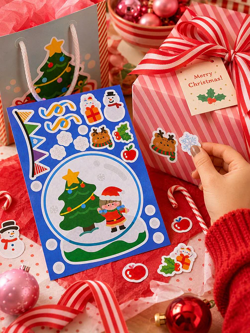 STICKERS DE NAVIDAD PCS*5 3