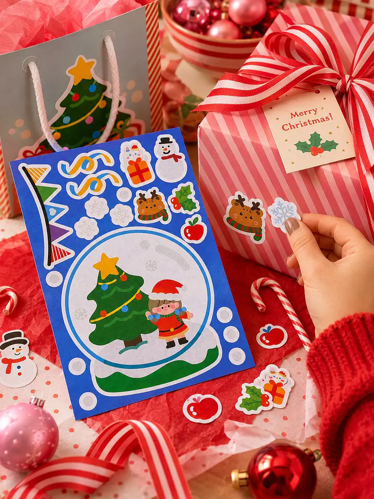 STICKERS DE NAVIDAD PCS*5 3