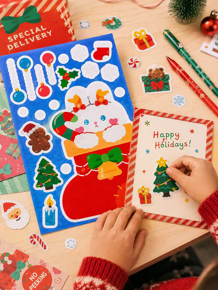 STICKERS DE NAVIDAD PCS*5 4