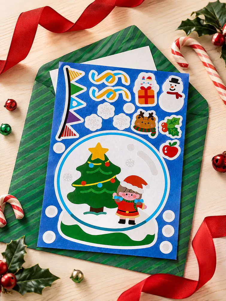 STICKERS DE NAVIDAD PCS*5 5