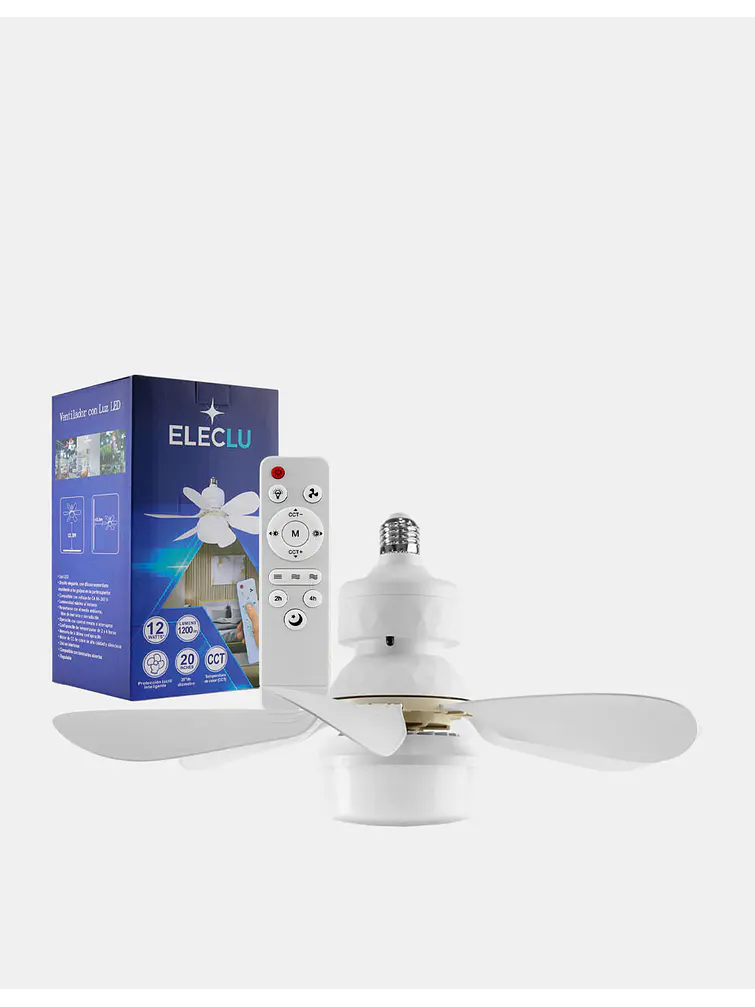 FOCO VENTILADOR 12W C/U 4