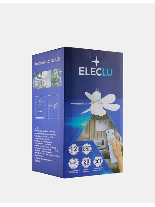 FOCO VENTILADOR 12W C/U 6