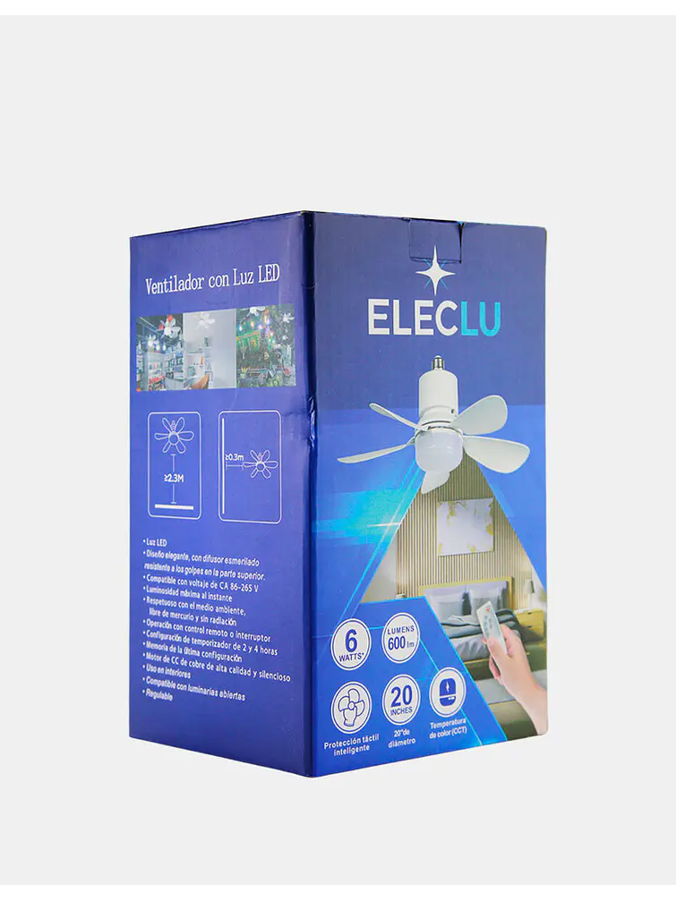 FOCO VENTILADOR 6W C/U 8