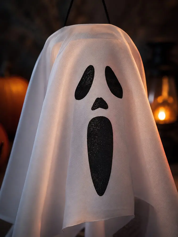 ADORNO DE HALLOWEEN FANTASMA C/U 2