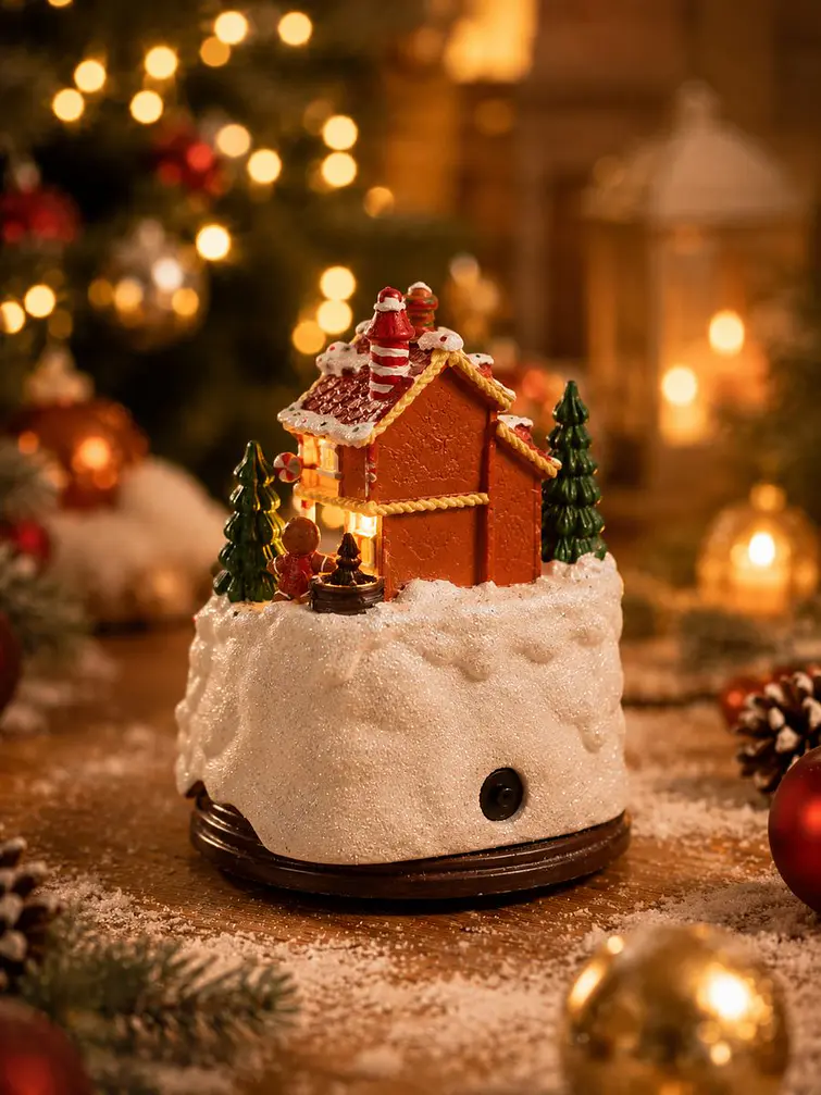 ADORNO DE NAVIDAD CASA C/U 4