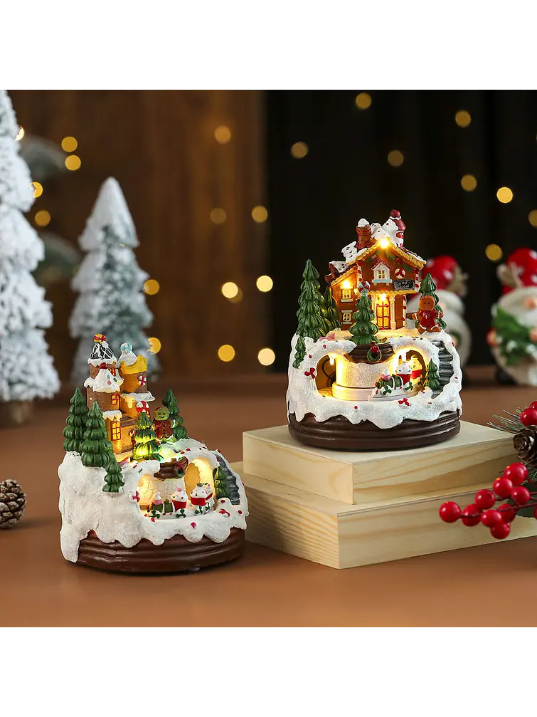 ADORNO DE NAVIDAD CASA C/U 6