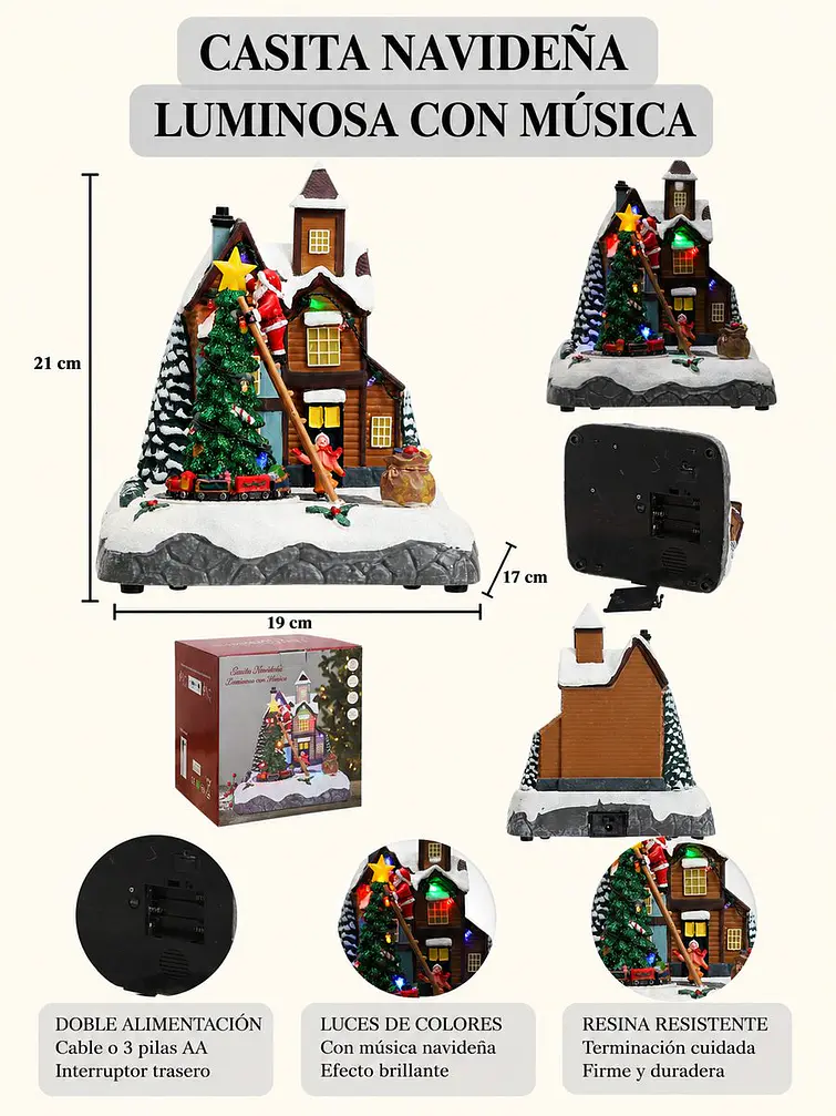 ADORNO DE NAVIDAD C/U 7