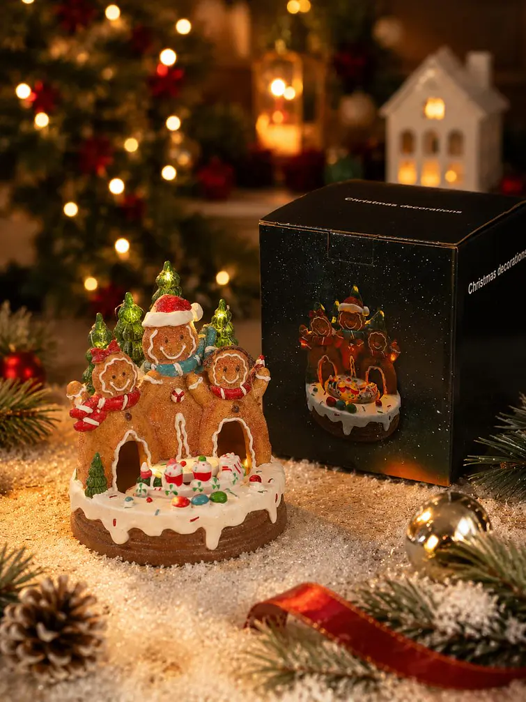 ADORNO DE NAVIDAD JENGIBRE C/U 4