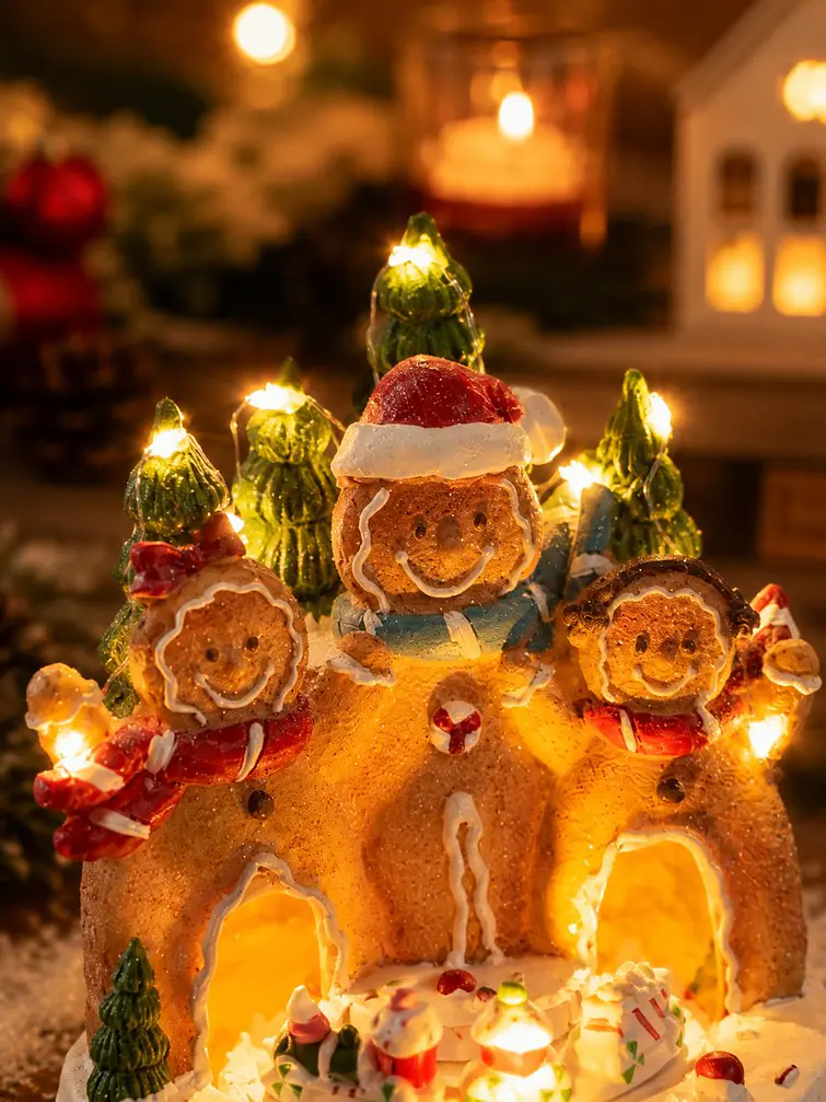ADORNO DE NAVIDAD JENGIBRE C/U 6