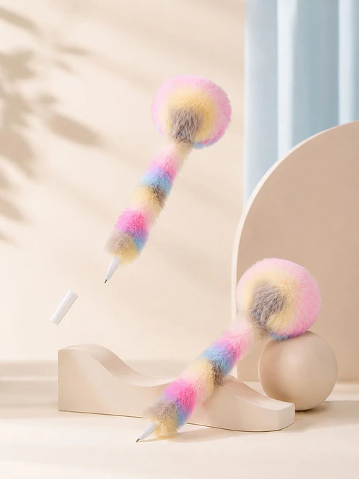 BOLIGRAFO PELUCHE MULTICOLOR C/U 1