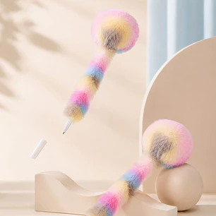 BOLIGRAFO PELUCHE MULTICOLOR C/U