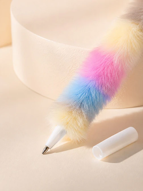BOLIGRAFO PELUCHE MULTICOLOR C/U 3